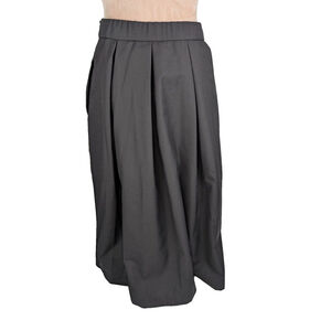 Goelia A Line Midi Pleated Black Skirt Size Medium US 4 NWT Preppy Closet Staple